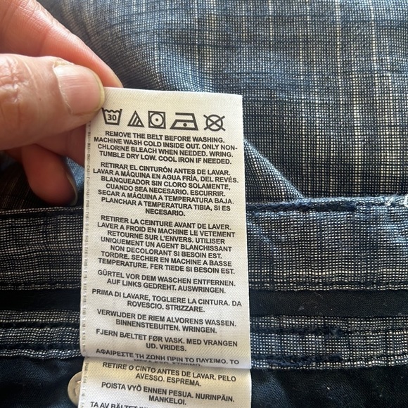 Guess Blue/White Designer Summer Boat Shorts Size 32 - Picture 12 of 15